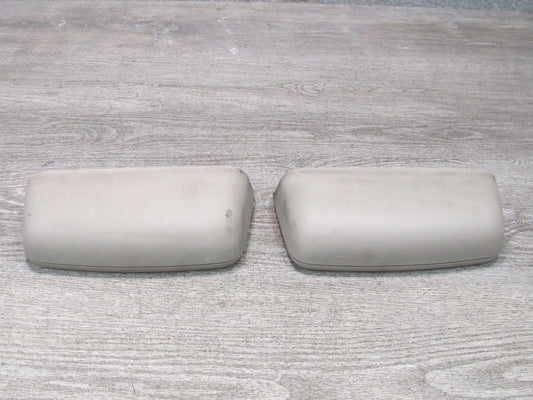 08-13 BMW E88 135i Conv Rear Left & Right Roll Over Bar Trim Cover Beige Set OEM