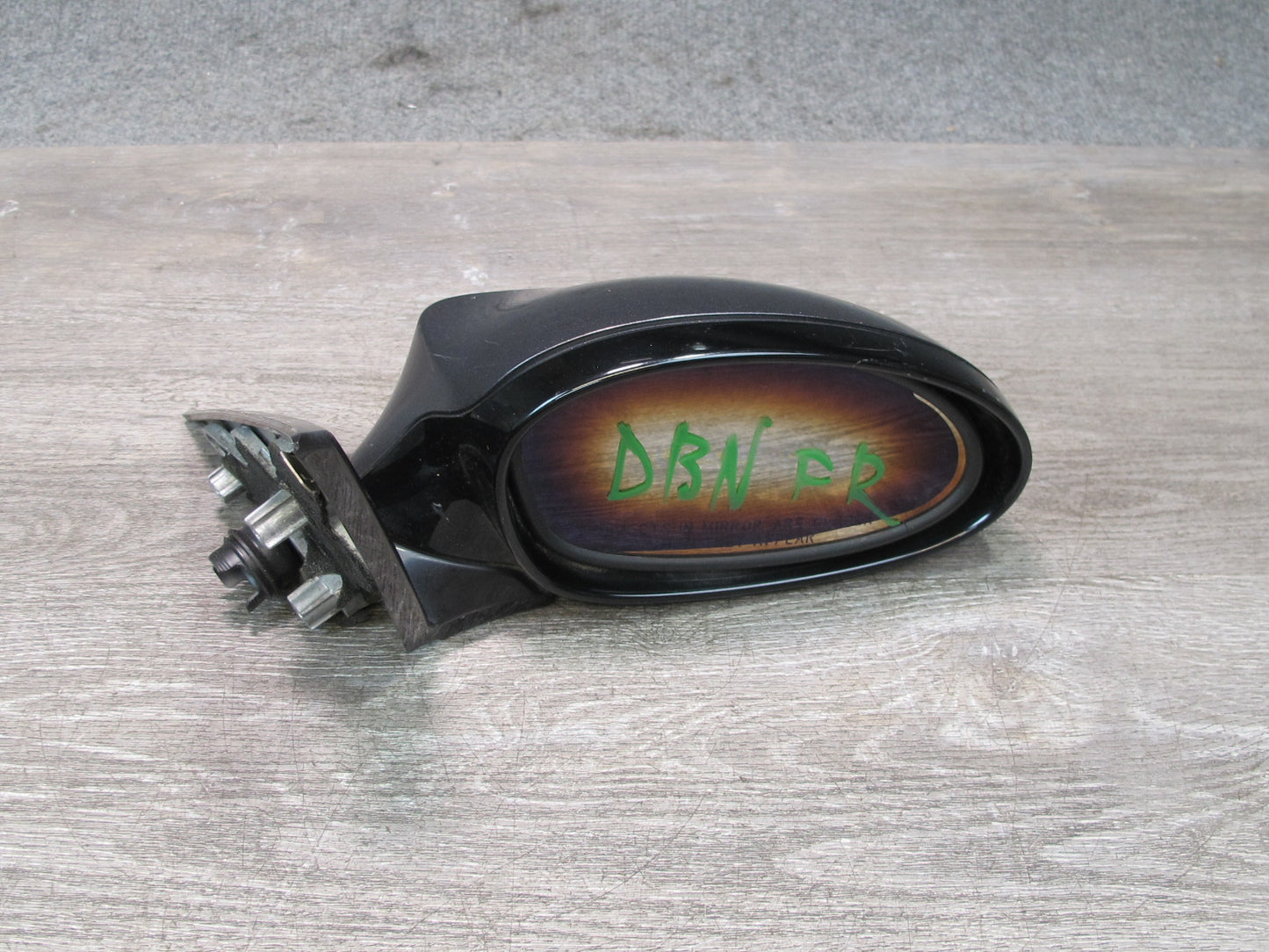 08-10 BMW E82 E88 135i Right Heated Side View Mirror OEM Glass Discoloration