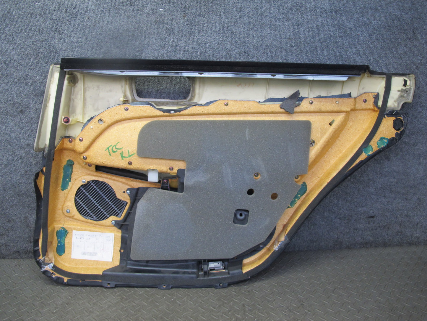 95-97 Toyota Celsior Lexus LS400 Rear Door Interior Trim Panel Set Black OEM