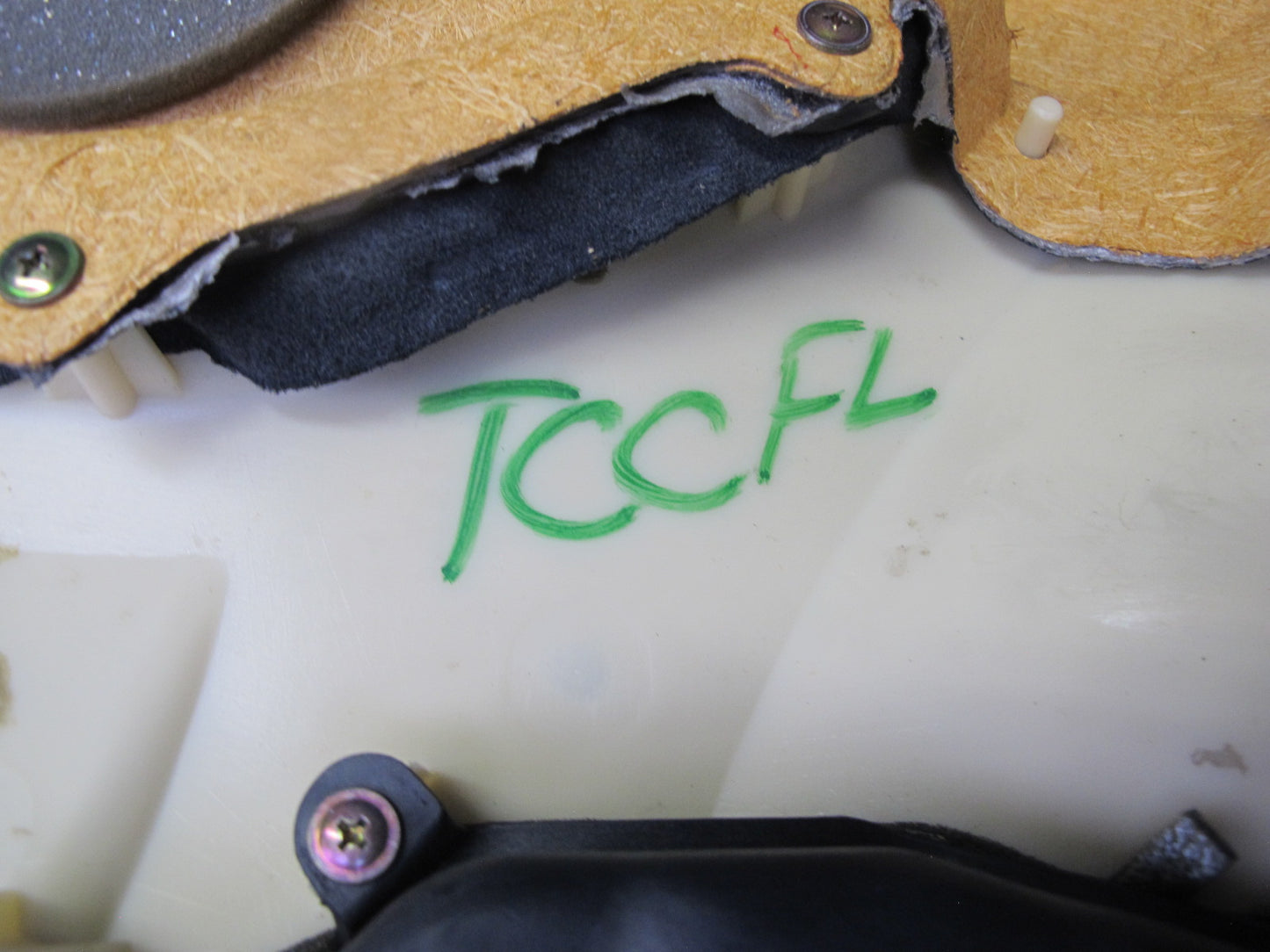 95-97 Toyota Celsior UCF20 RHD Front Door Interior Trim Panel Set Black OEM