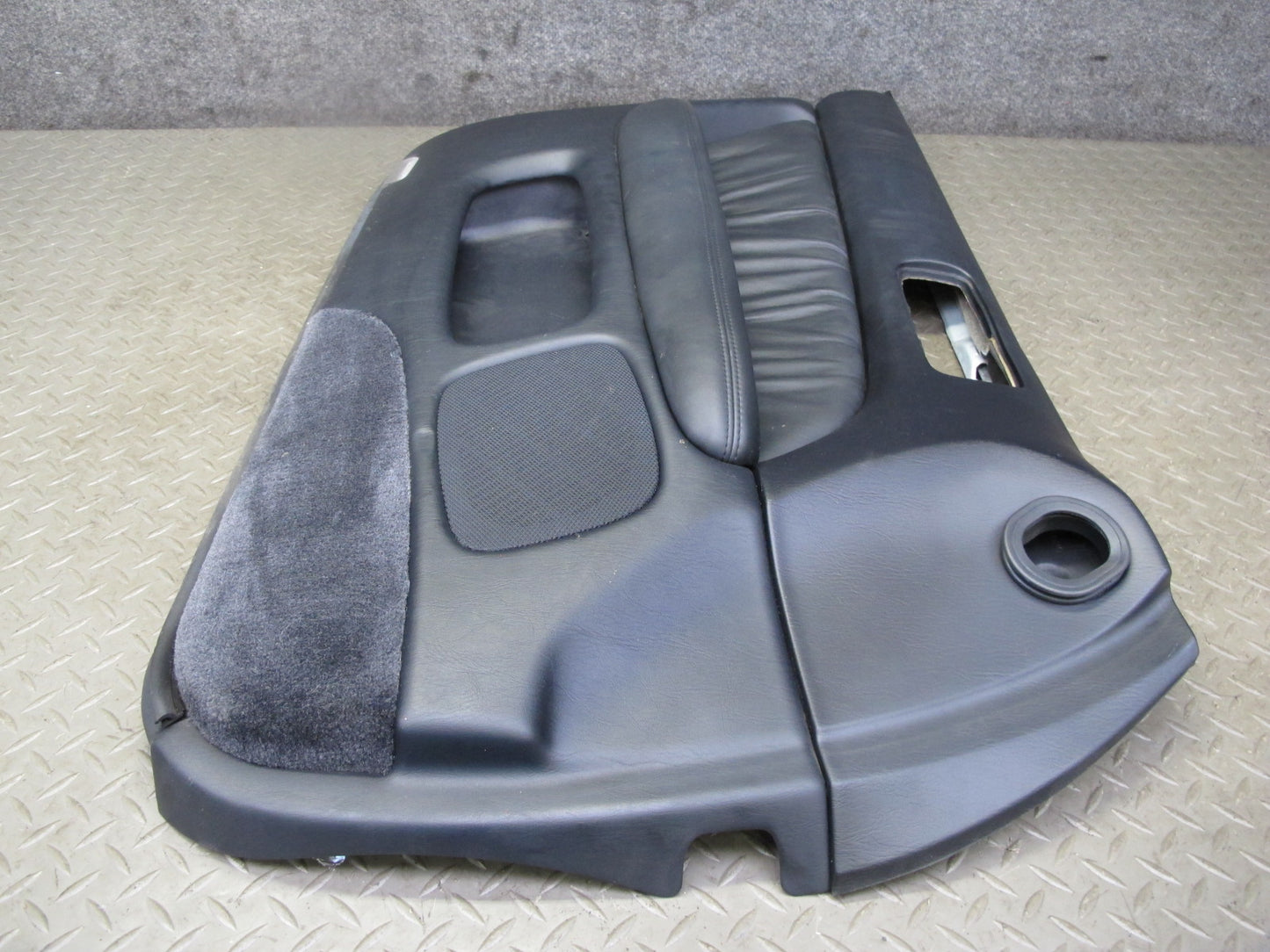 95-97 Toyota Celsior UCF20 RHD Front Door Interior Trim Panel Set Black OEM