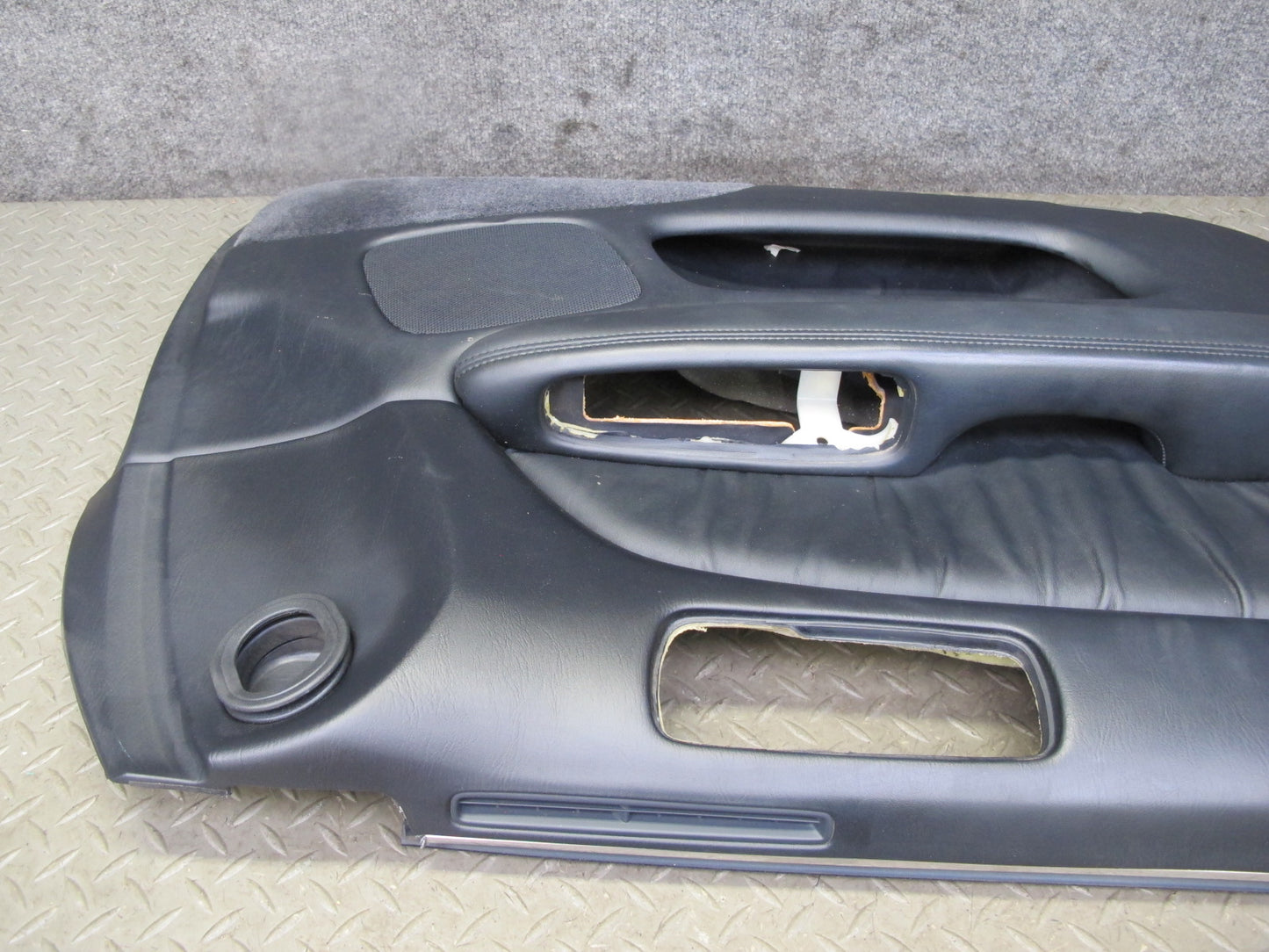 95-97 Toyota Celsior UCF20 RHD Front Door Interior Trim Panel Set Black OEM