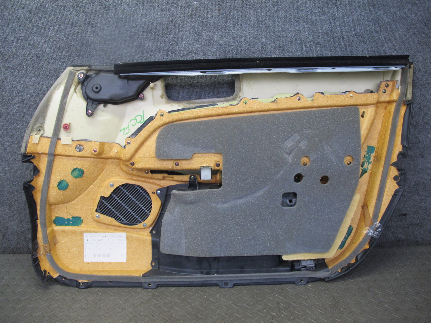 95-97 Toyota Celsior UCF20 RHD Front Door Interior Trim Panel Set Black OEM