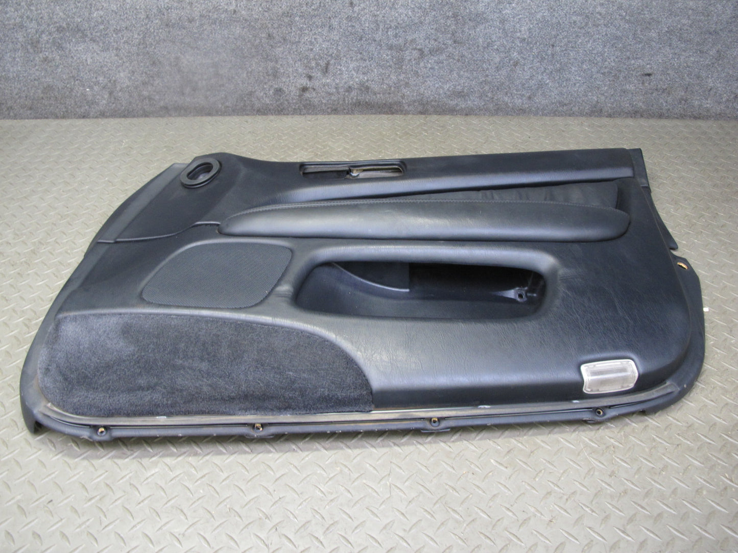 95-97 Toyota Celsior UCF20 RHD Front Door Interior Trim Panel Set Black OEM