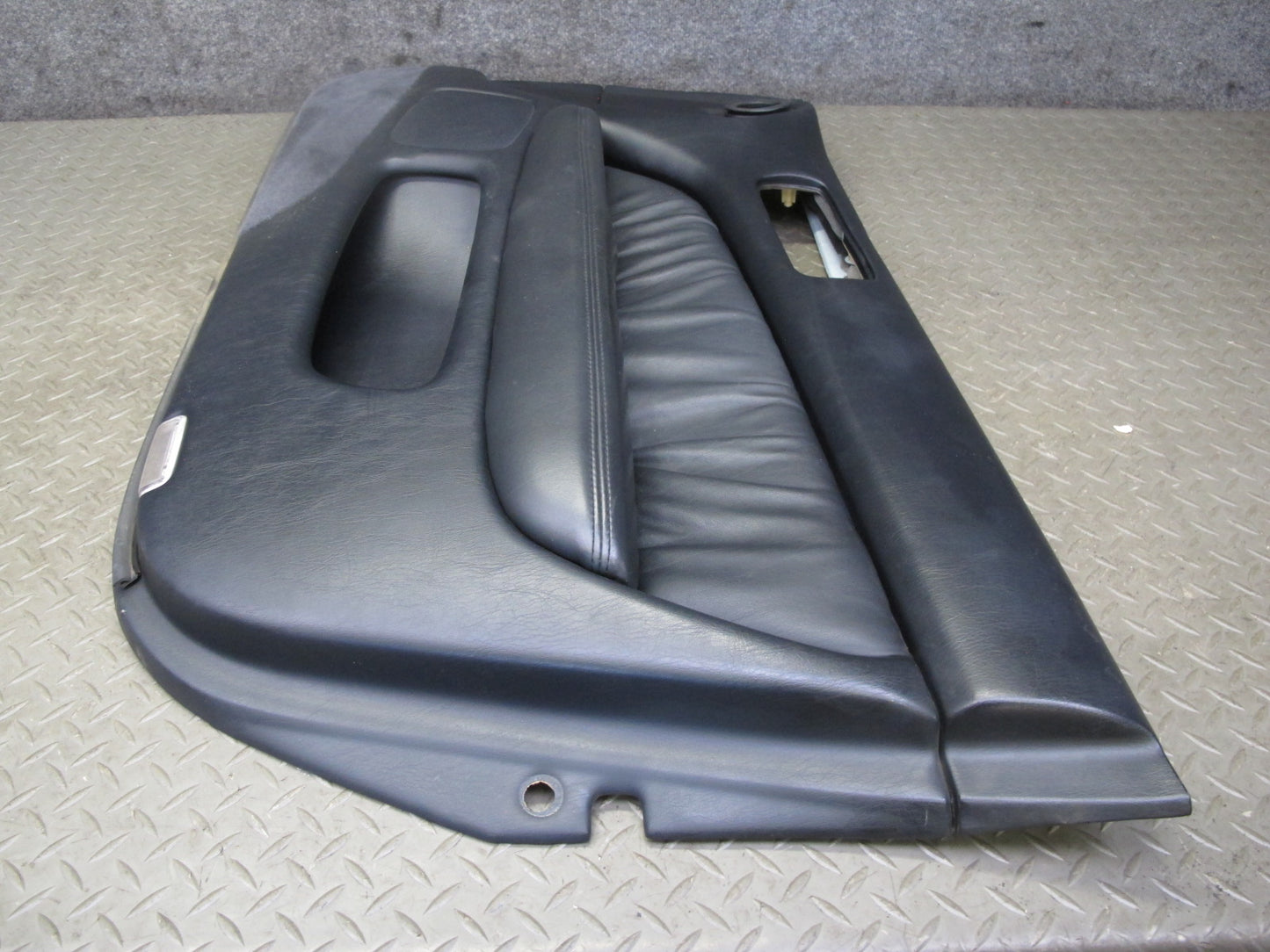 95-97 Toyota Celsior UCF20 RHD Front Door Interior Trim Panel Set Black OEM