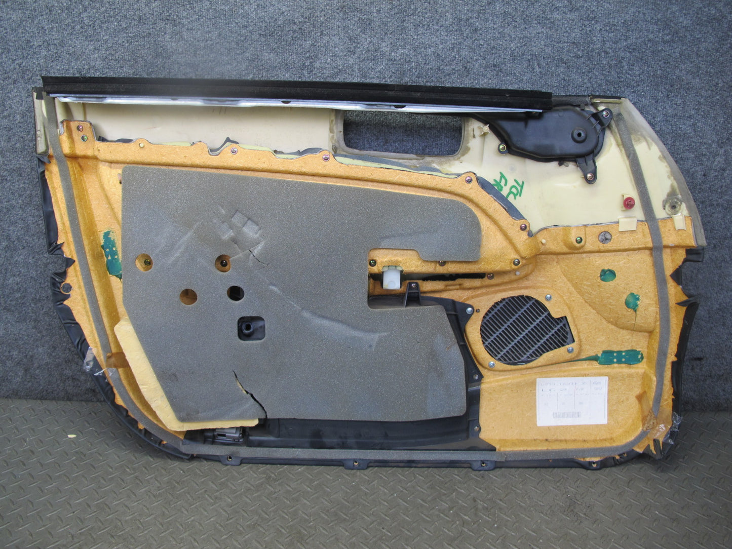 95-97 Toyota Celsior UCF20 RHD Front Door Interior Trim Panel Set Black OEM