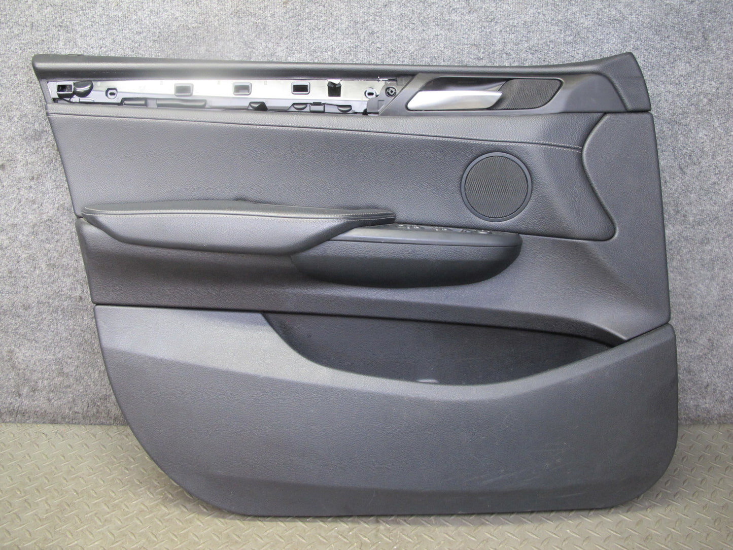 11-14 BMW F25 X3 Set of 2 Front Left & Right Door Interior Trim Panel Black OEM