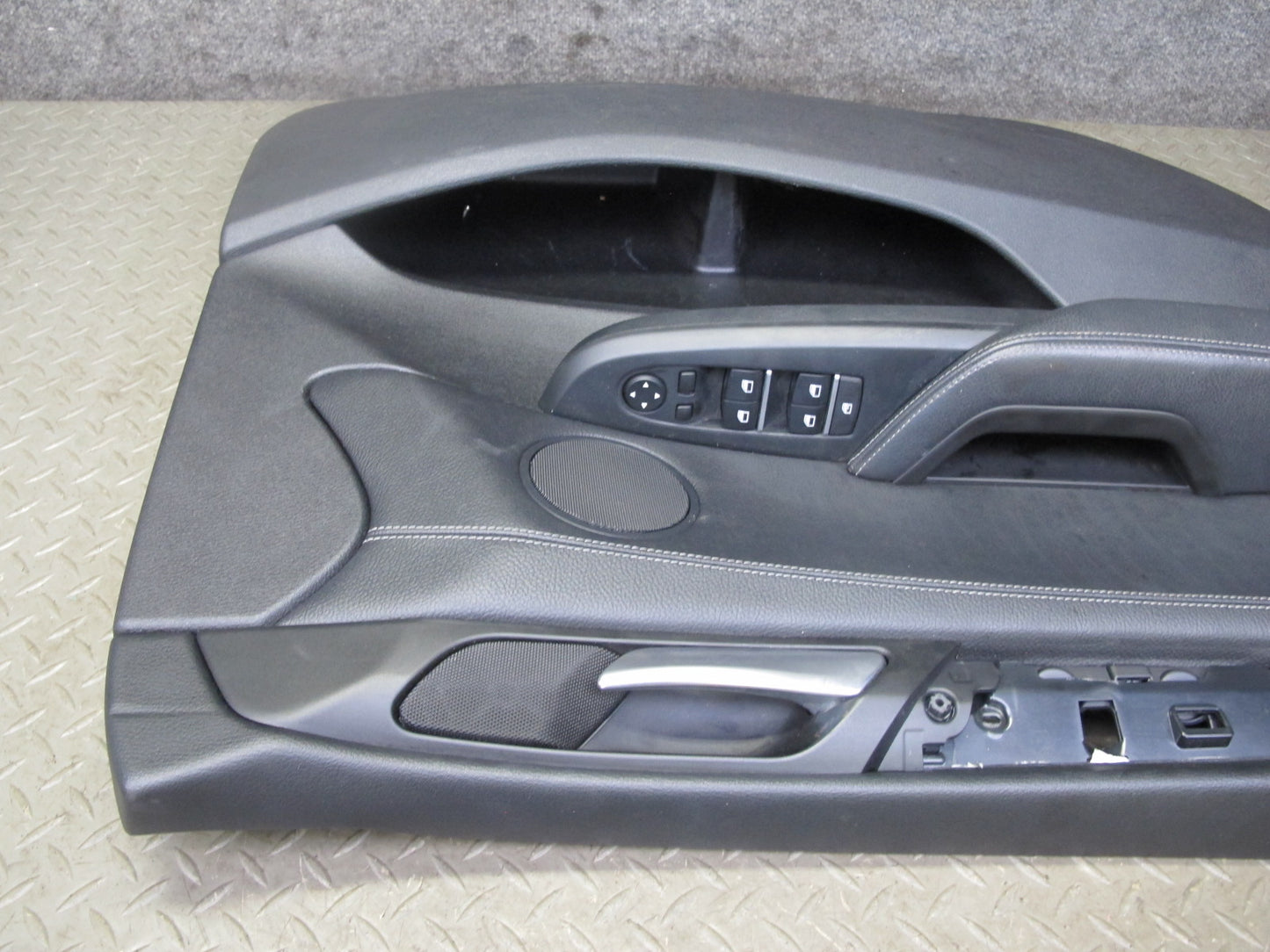 11-14 BMW F25 X3 Set of 2 Front Left & Right Door Interior Trim Panel Black OEM