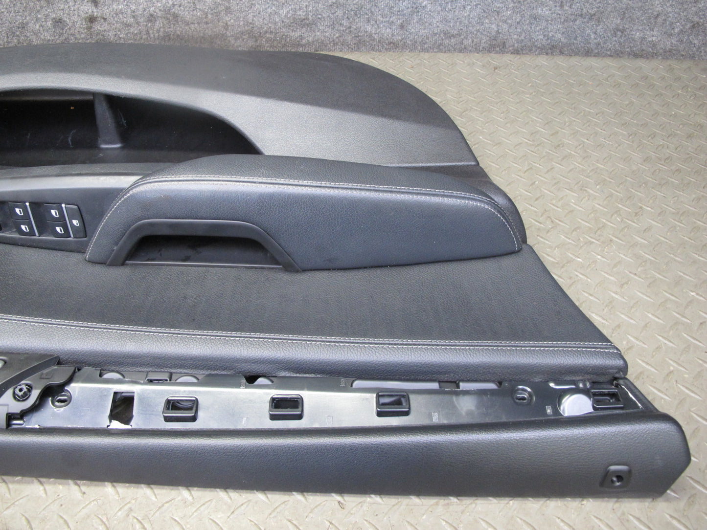 11-14 BMW F25 X3 Set of 2 Front Left & Right Door Interior Trim Panel Black OEM