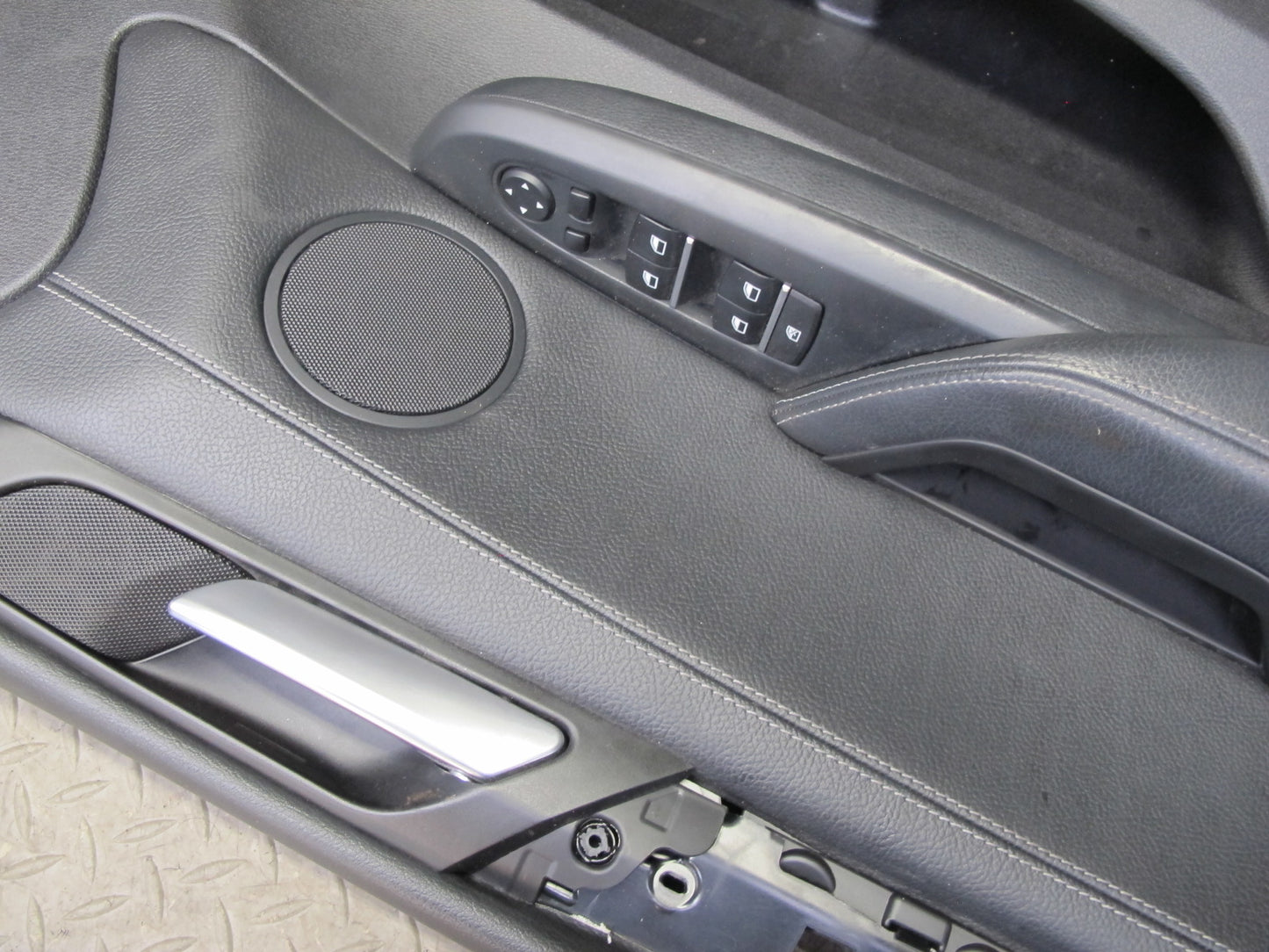 11-14 BMW F25 X3 Set of 2 Front Left & Right Door Interior Trim Panel Black OEM