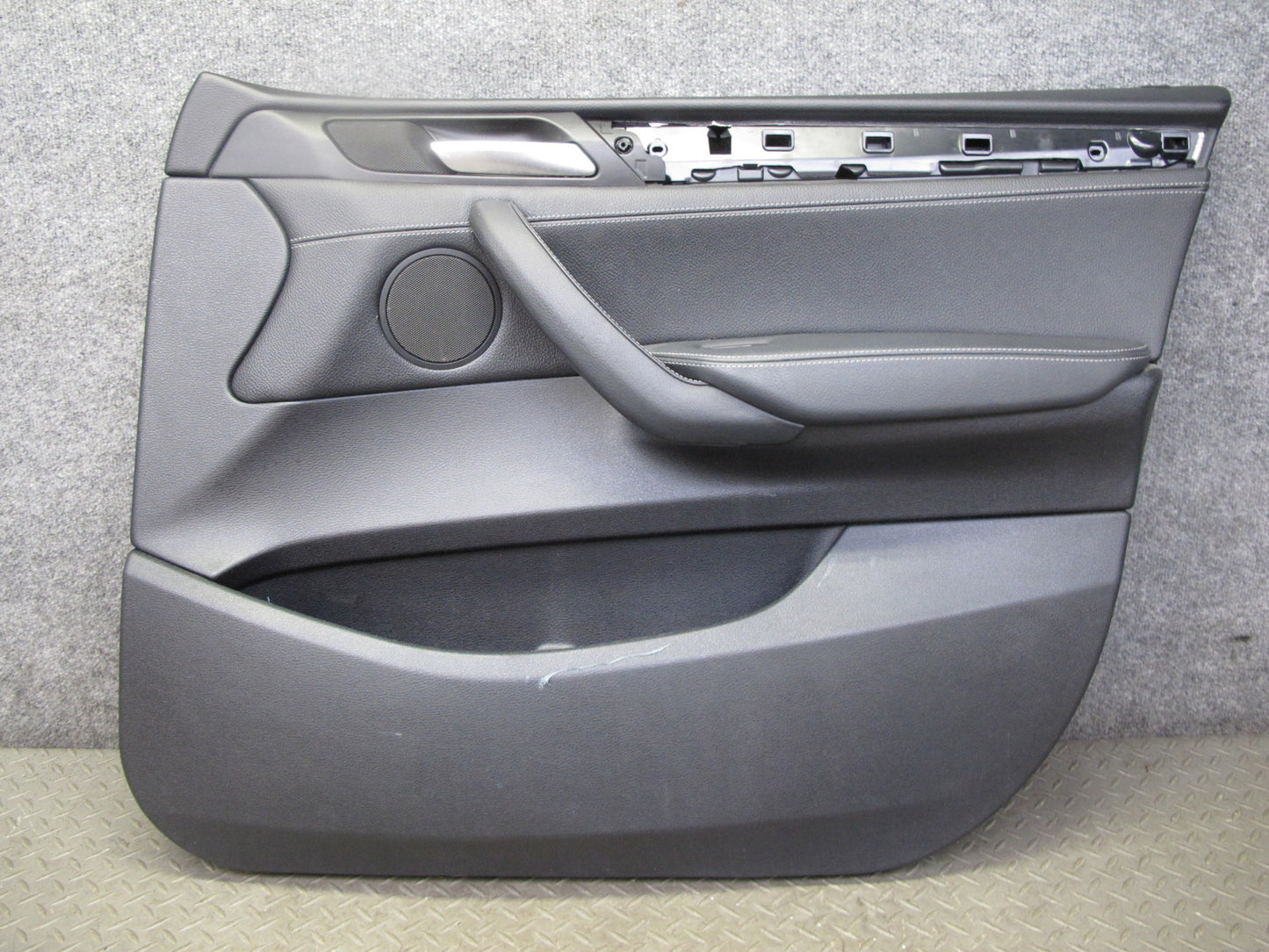 11-14 BMW F25 X3 Set of 2 Front Left & Right Door Interior Trim Panel Black OEM