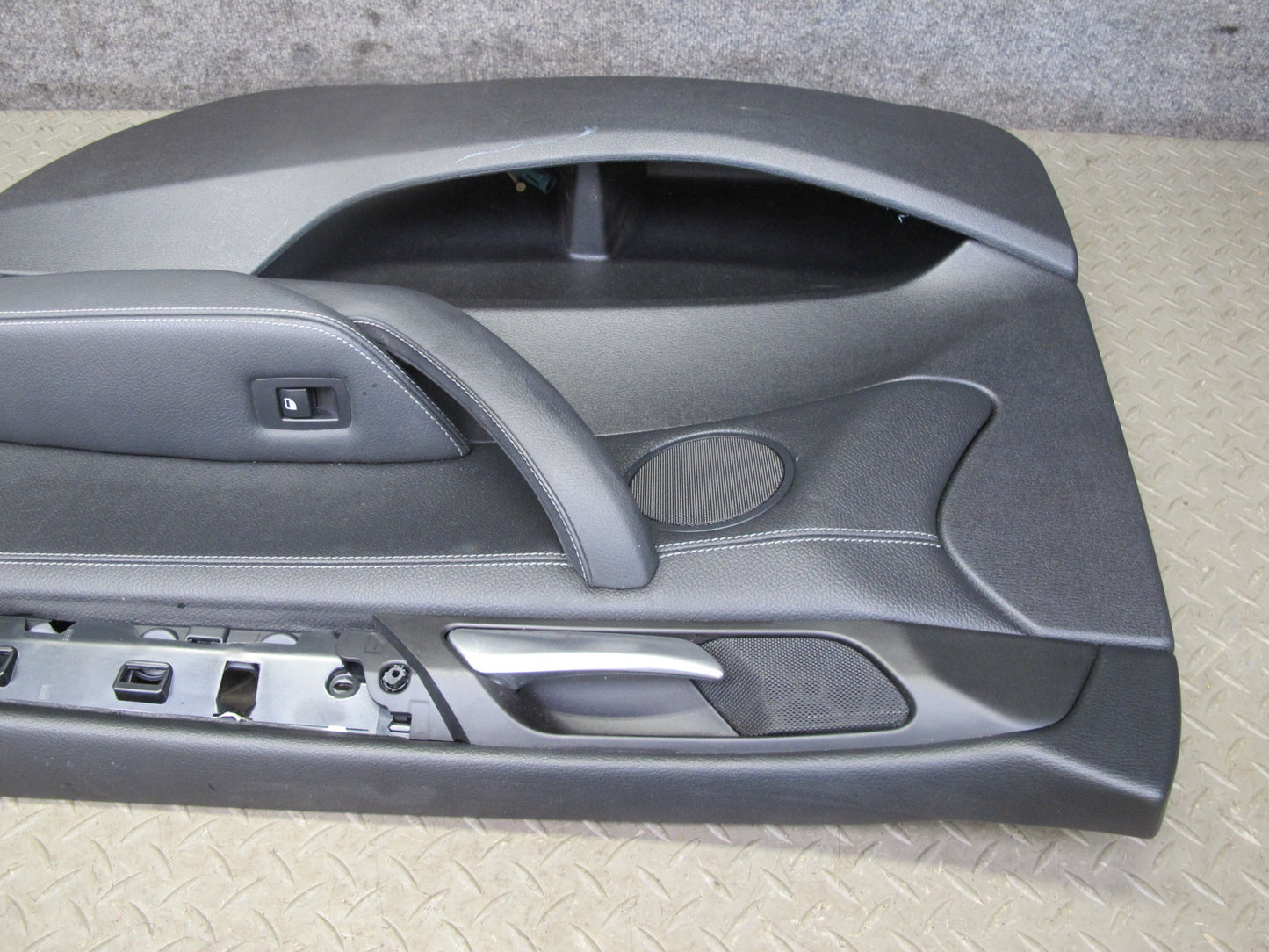 11-14 BMW F25 X3 Set of 2 Front Left & Right Door Interior Trim Panel Black OEM