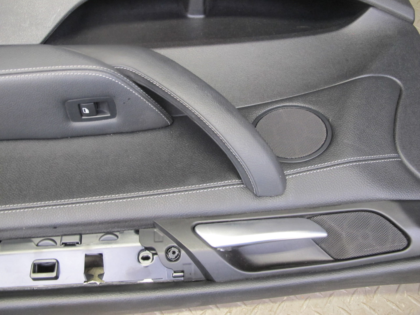 11-14 BMW F25 X3 Set of 2 Front Left & Right Door Interior Trim Panel Black OEM