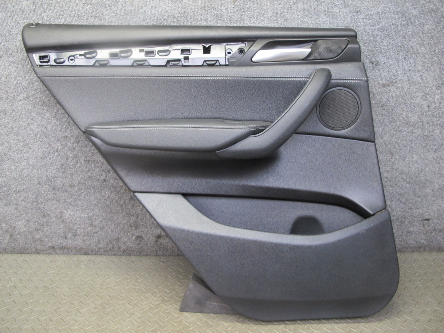 11-17 BMW F25 X3 Set of 2 Rear Left & Right Door Interior Trim Panel Black OEM