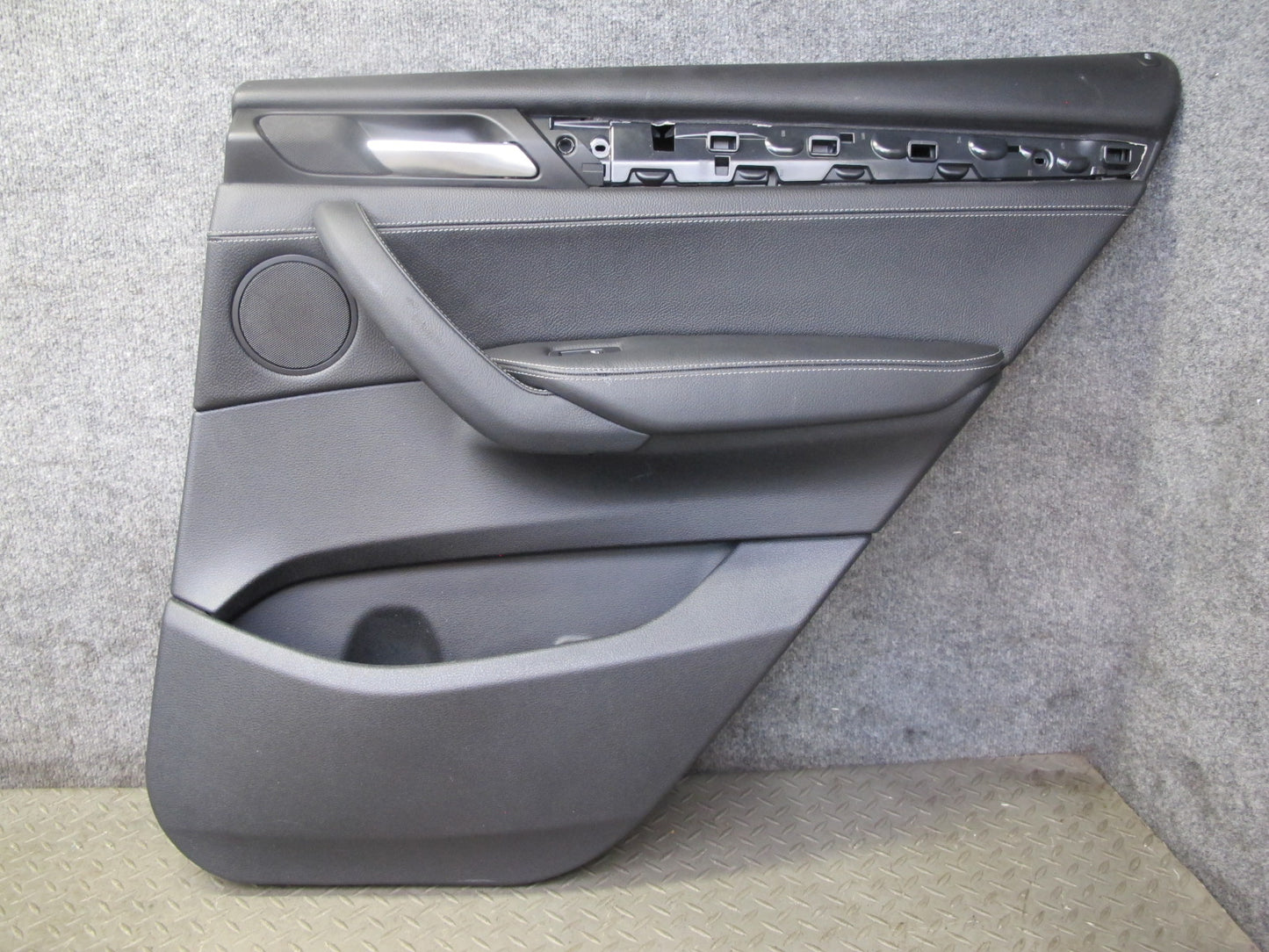 11-17 BMW F25 X3 Set of 2 Rear Left & Right Door Interior Trim Panel Black OEM