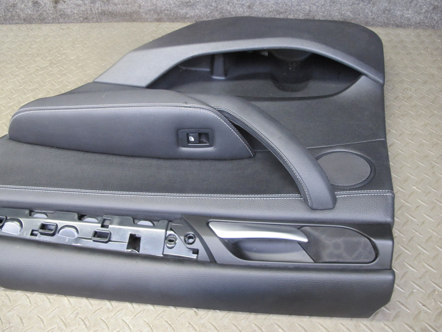 11-17 BMW F25 X3 Set of 2 Rear Left & Right Door Interior Trim Panel Black OEM