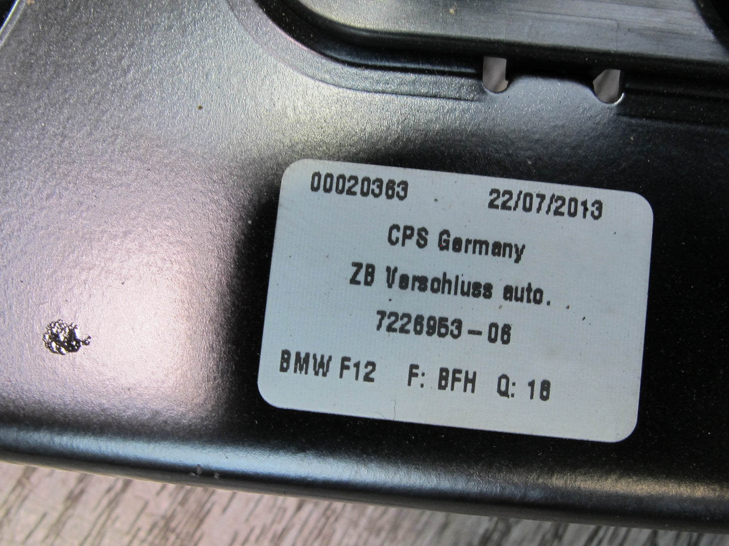 2012-2018 BMW F12 M6 Convertible Roof TOP Front Motor Latch Lock Assembly