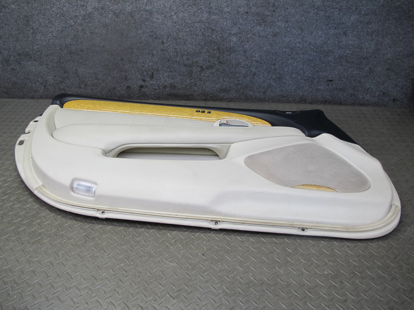 02-05 Lexus SC430 Set of 2 Left & Right Door Interior Trim Cover Panel Ecru OEM