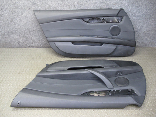 09-16 BMW E89 Z4 Set of 2 Left & Right Door Interior Trim Cover Panel Black OEM