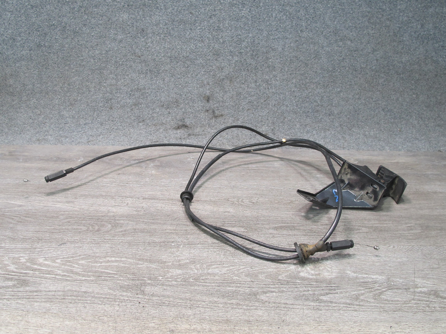 84-96 Chevrolet Corvette C4 Hood Release Handle Cable w Left Right Lock Set OEM