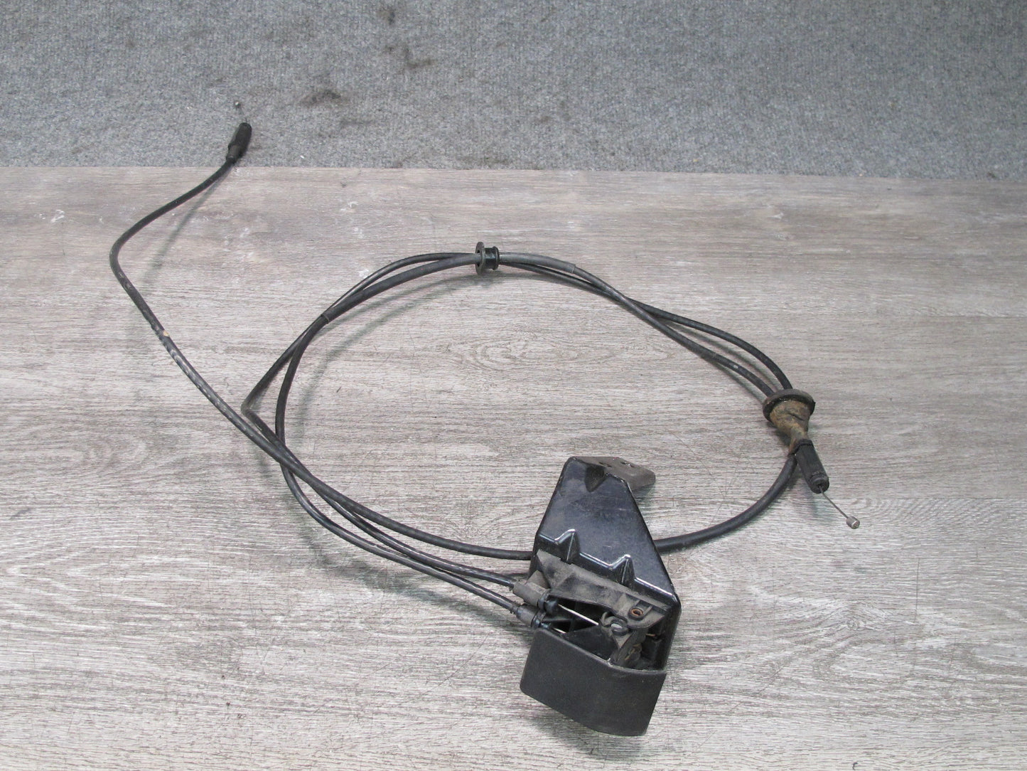 84-96 Chevrolet Corvette C4 Hood Release Handle Cable w Left Right Lock Set OEM