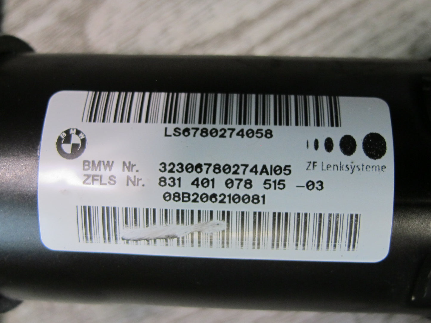 08-13 BMW E82 E88 135i Manual Adjust Steering Column Assembly 6780274 OEM