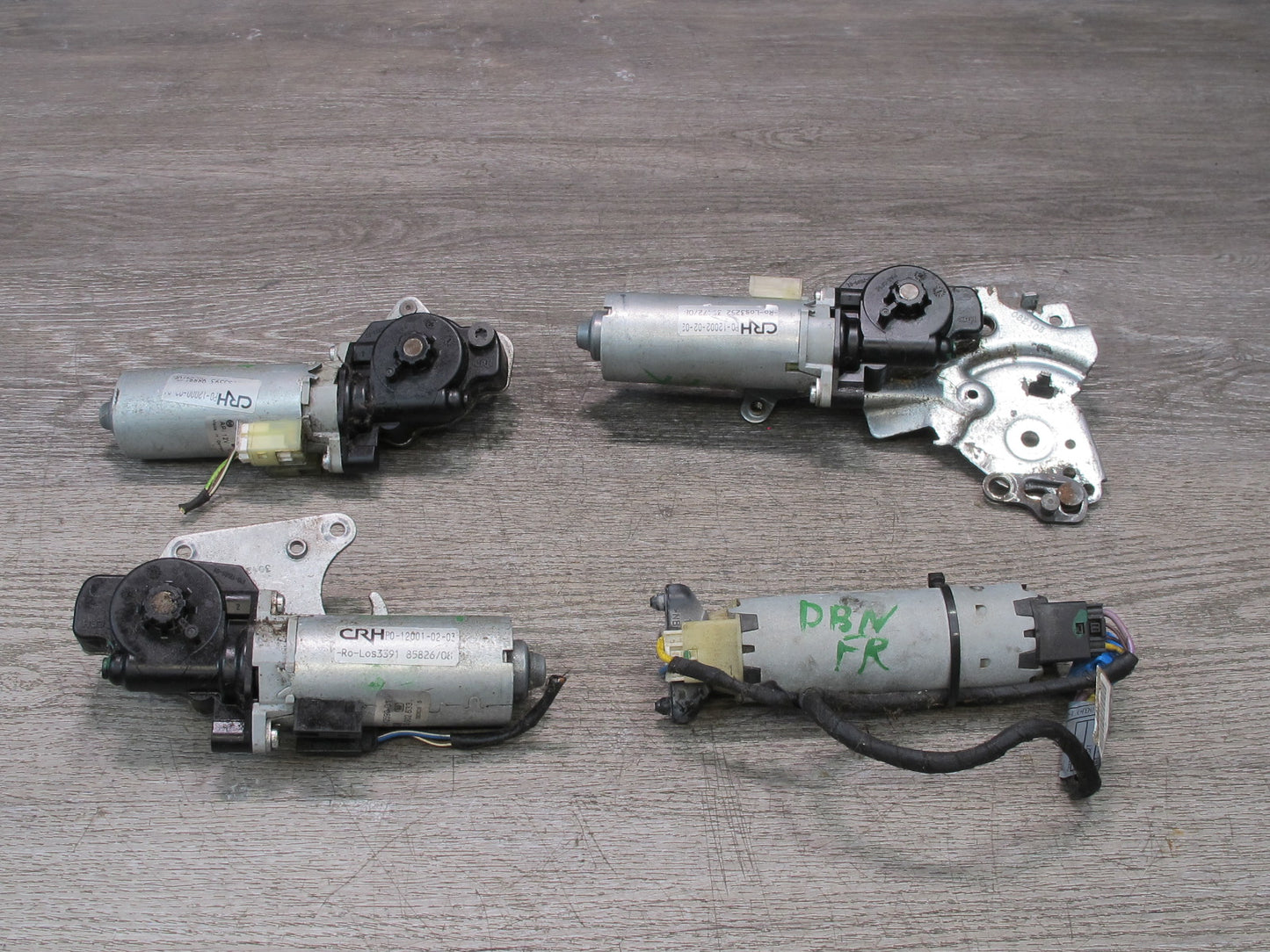 08-13 BMW E88 135I Set of 4 Front Right Passenger Seat Motor OEM