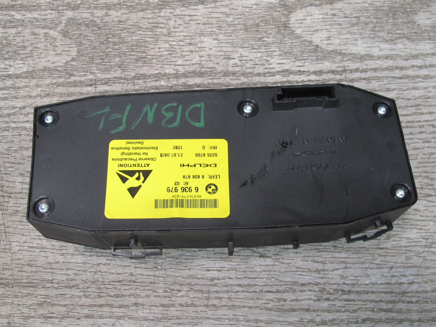 08-13 BMW E82 E88 135I Front Left Seat Memory Adjustment Control Switch Set OEM