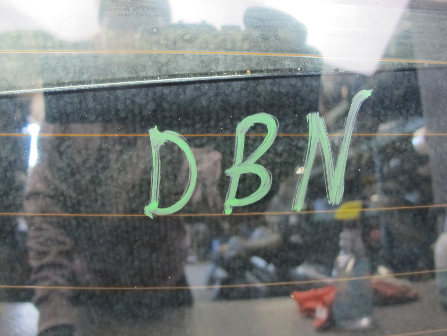 08-13 BMW E88 135i Convertible Soft TOP Rear Heated Glass Window OEM