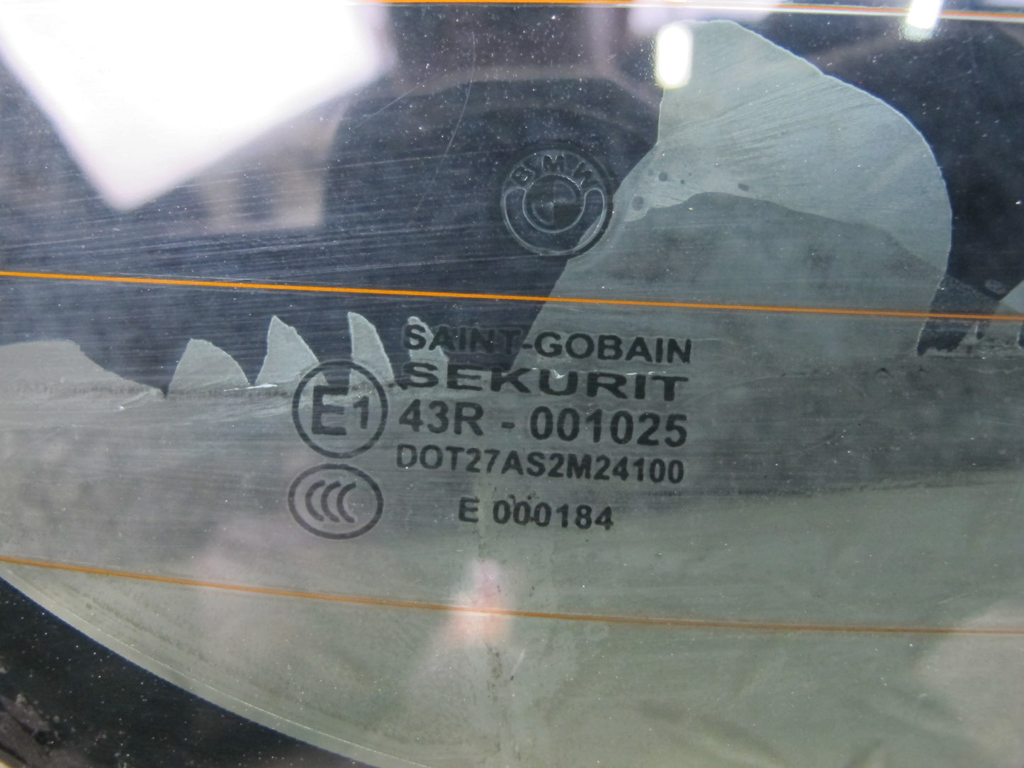 08-13 BMW E88 135i Convertible Soft TOP Rear Heated Glass Window OEM