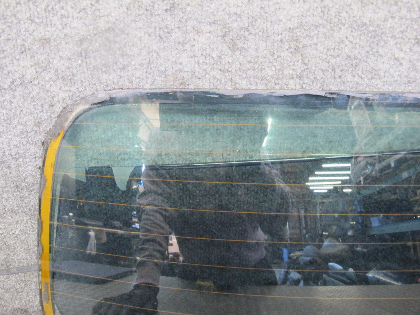08-13 BMW E88 135i Convertible Soft TOP Rear Heated Glass Window OEM