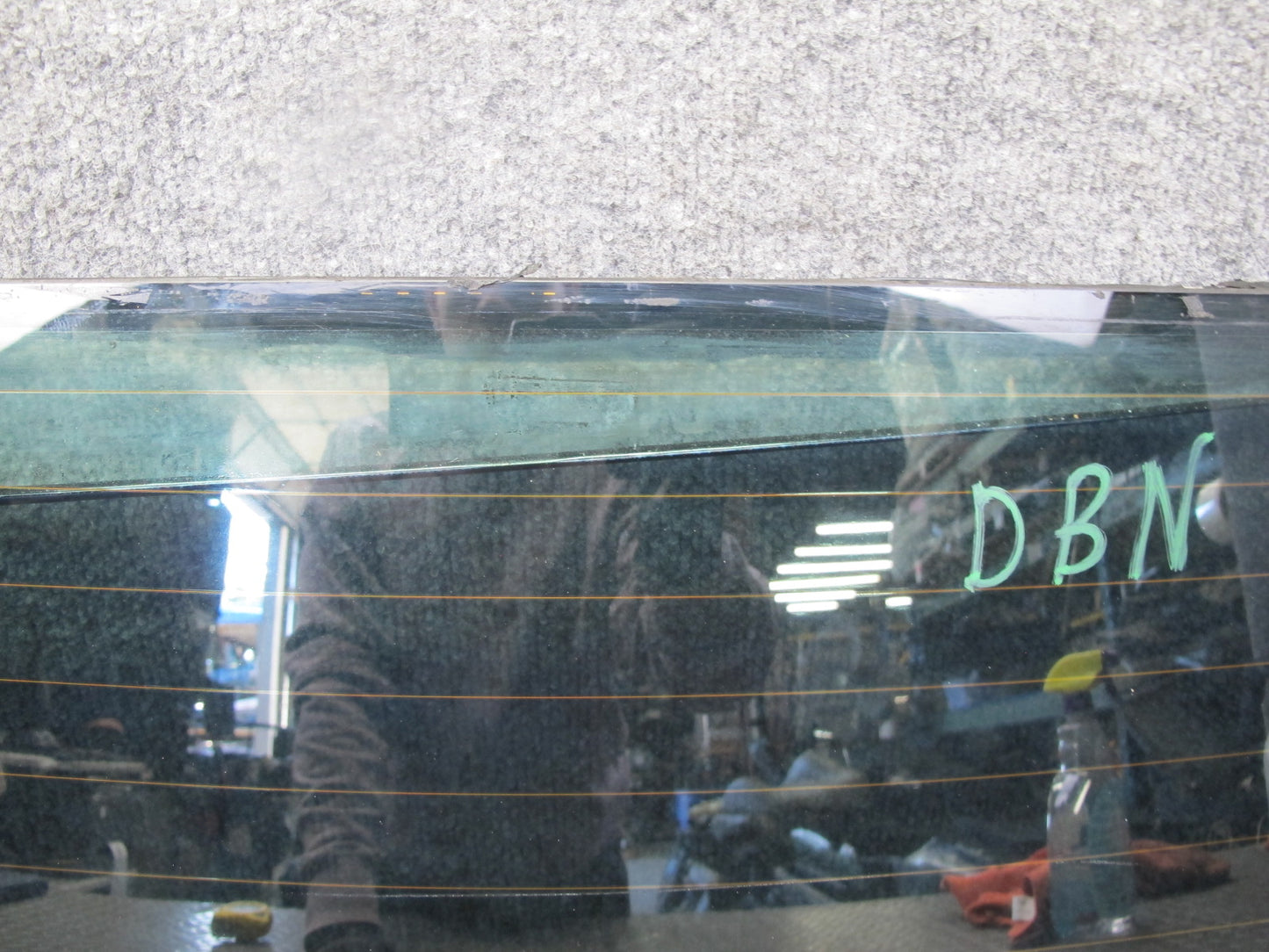 08-13 BMW E88 135i Convertible Soft TOP Rear Heated Glass Window OEM