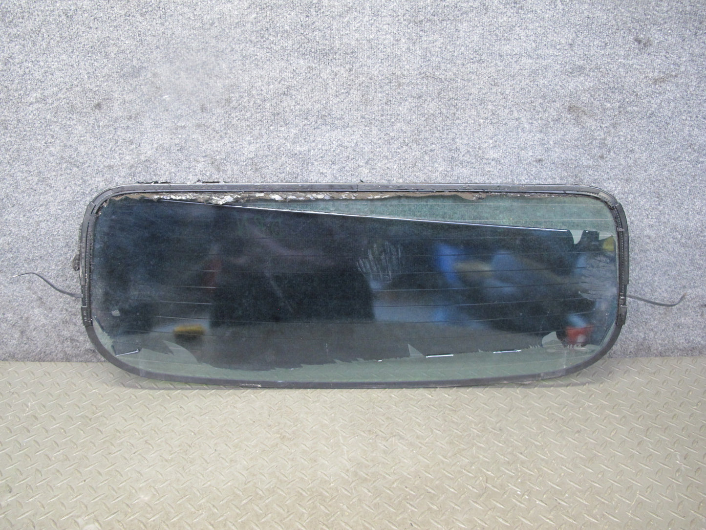 08-13 BMW E88 135i Convertible Soft TOP Rear Heated Glass Window OEM