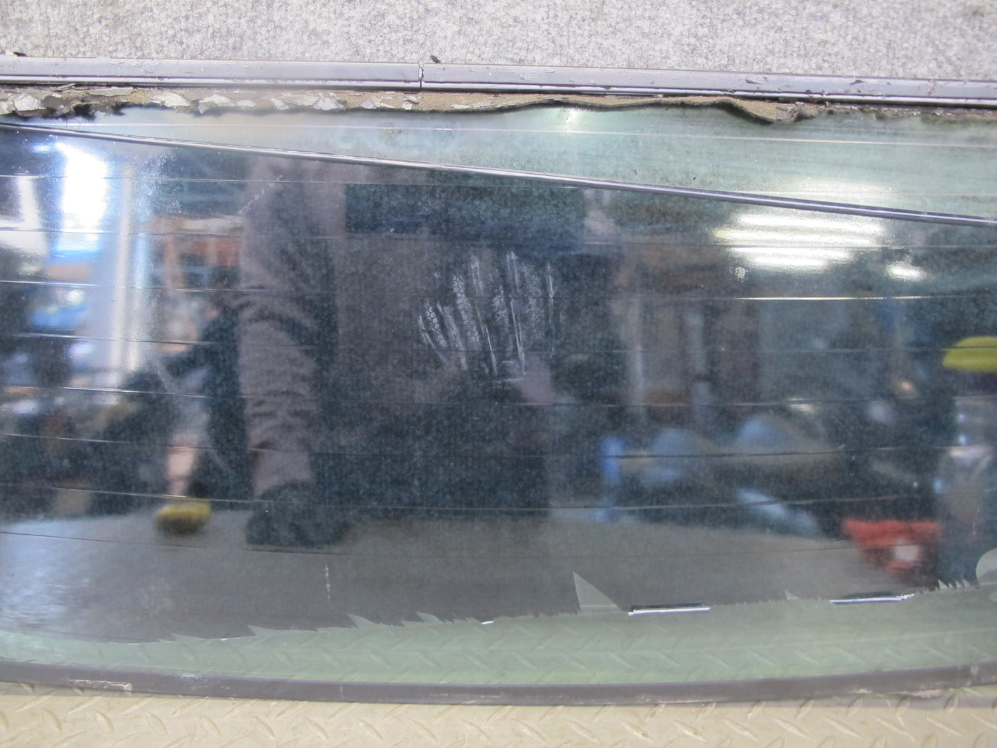 08-13 BMW E88 135i Convertible Soft TOP Rear Heated Glass Window OEM