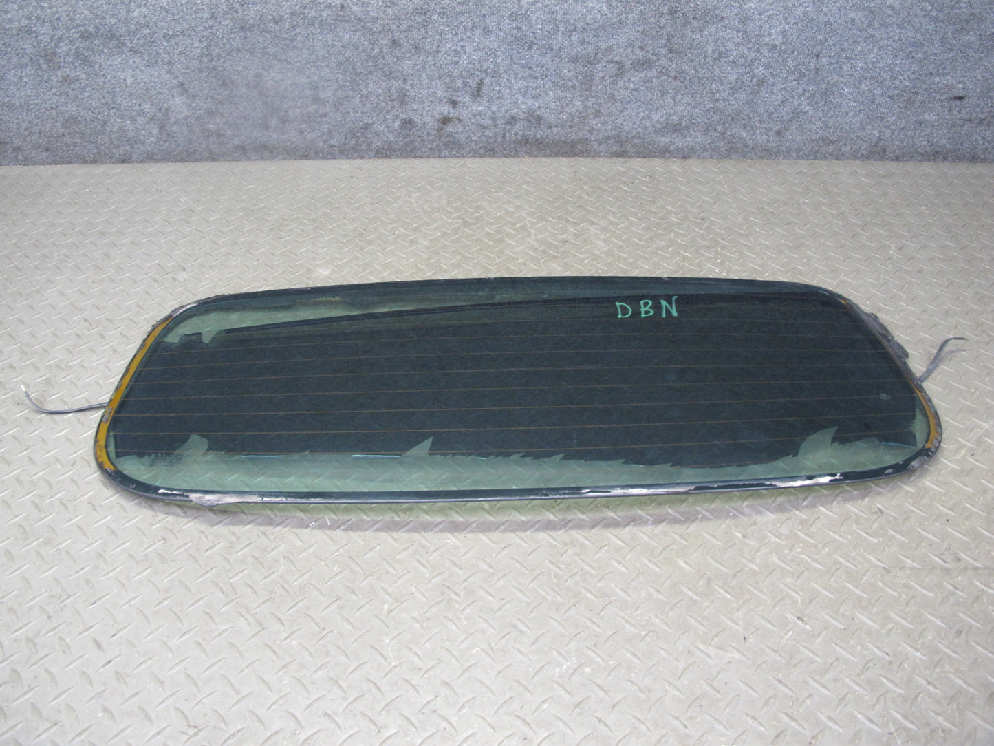 08-13 BMW E88 135i Convertible Soft TOP Rear Heated Glass Window OEM