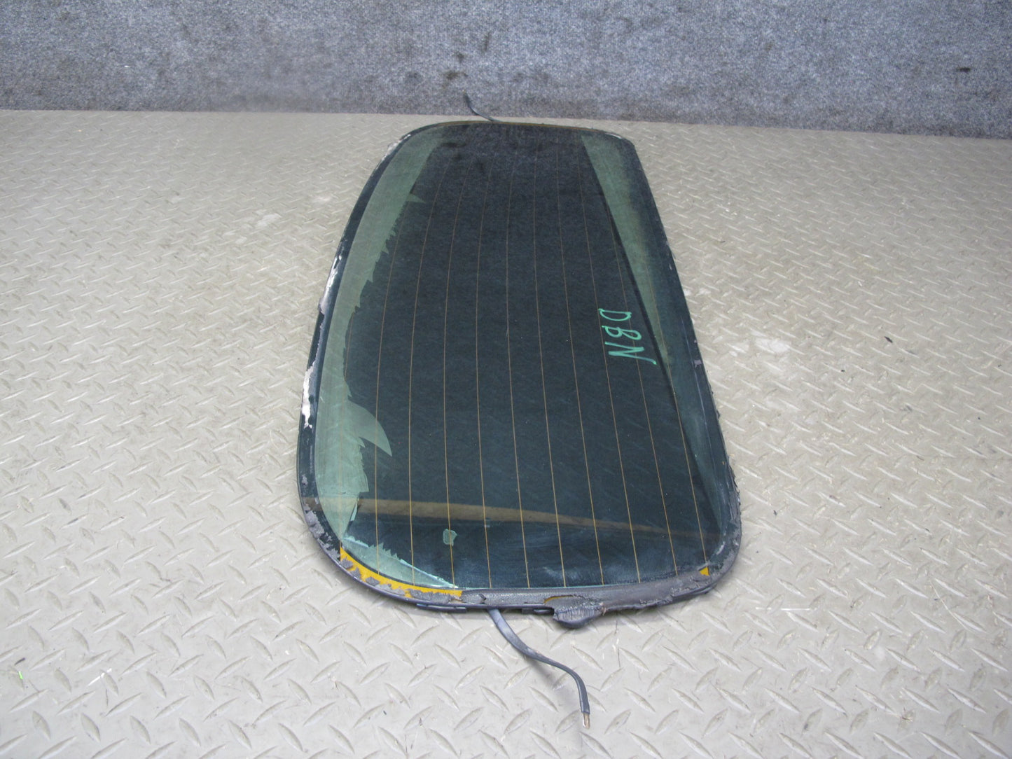 08-13 BMW E88 135i Convertible Soft TOP Rear Heated Glass Window OEM