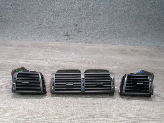 01-06 BMW E46 330ci 3-SERIES Set of 3 Dash Front Left Center Right Air Vent OEM