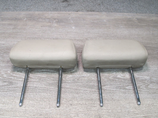 08-13 BMW E82 E88 135i Convertible Set of 2 Rear Seat Leather Headrest OEM