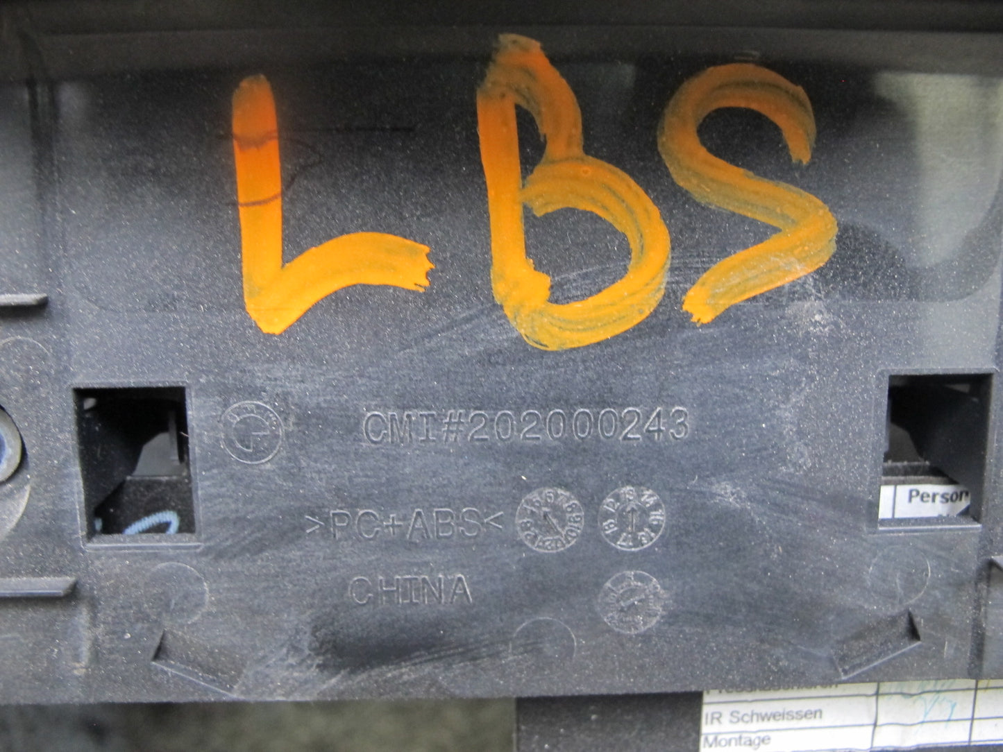 2012-2015 BMW F12 F13 M6 Dashboard HUD Instrument Panel Leather Black Assembly