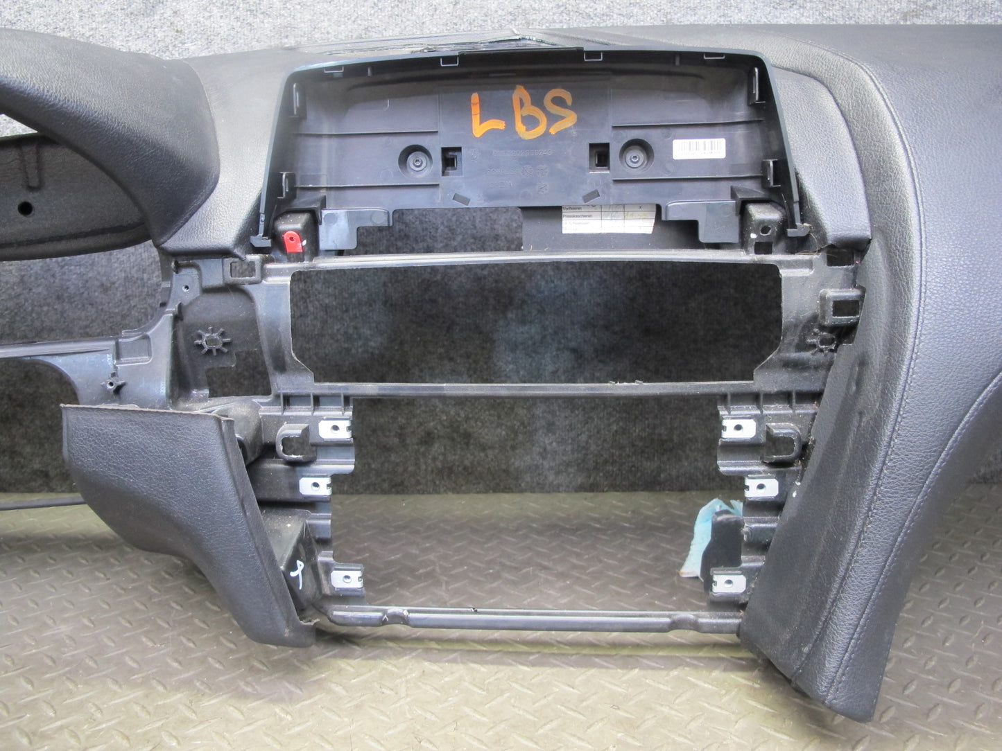 2012-2015 BMW F12 F13 M6 Dashboard HUD Instrument Panel Leather Black Assembly