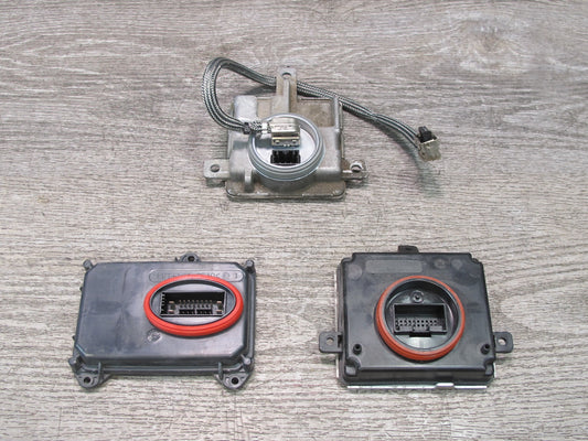 13-16 Audi A4 S4 B8 Set of 3 Left or Right Headlight HID DRL Ballast Module OEM