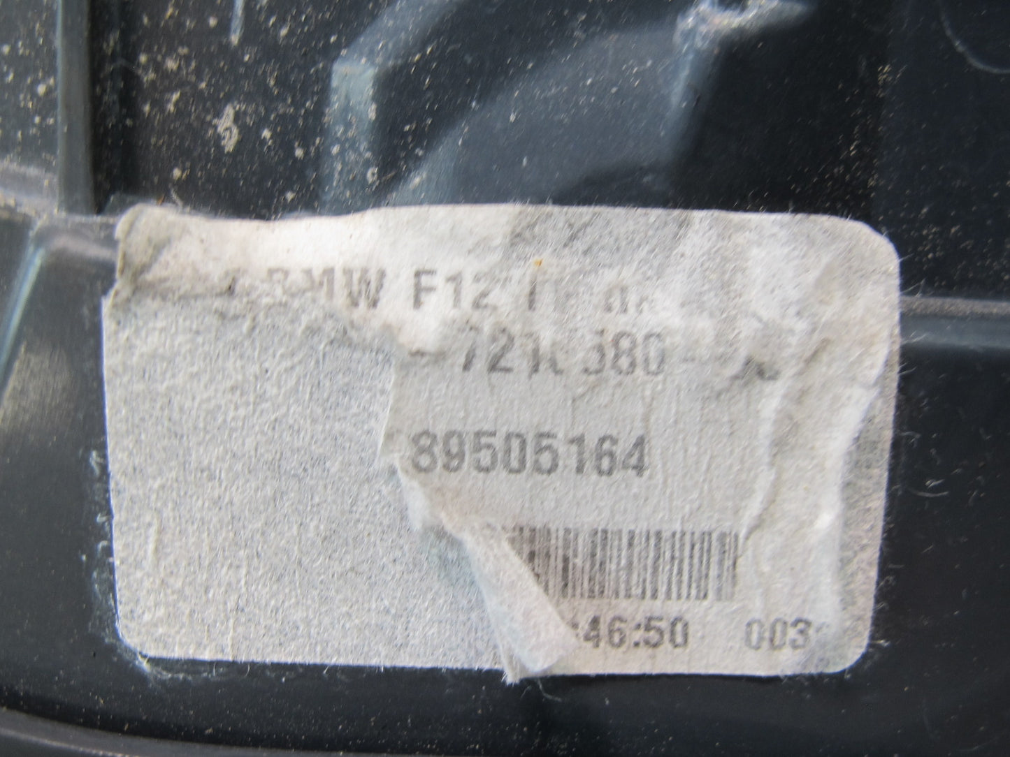 2012-2018 BMW F12 F13 F06 M6 Rear Right Passenger Side Inner Tail Light Lamp