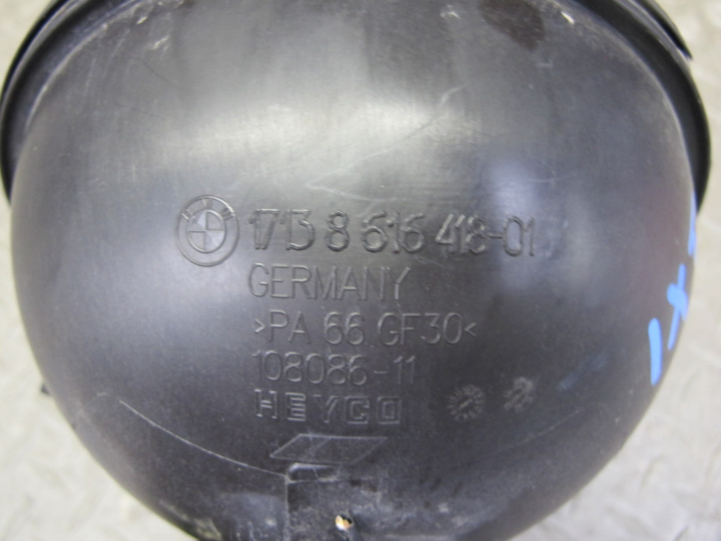 11-17 BMW F25 X3 Engine Coolant Expansion Overflow Reservoir Tank 8616418 OEM