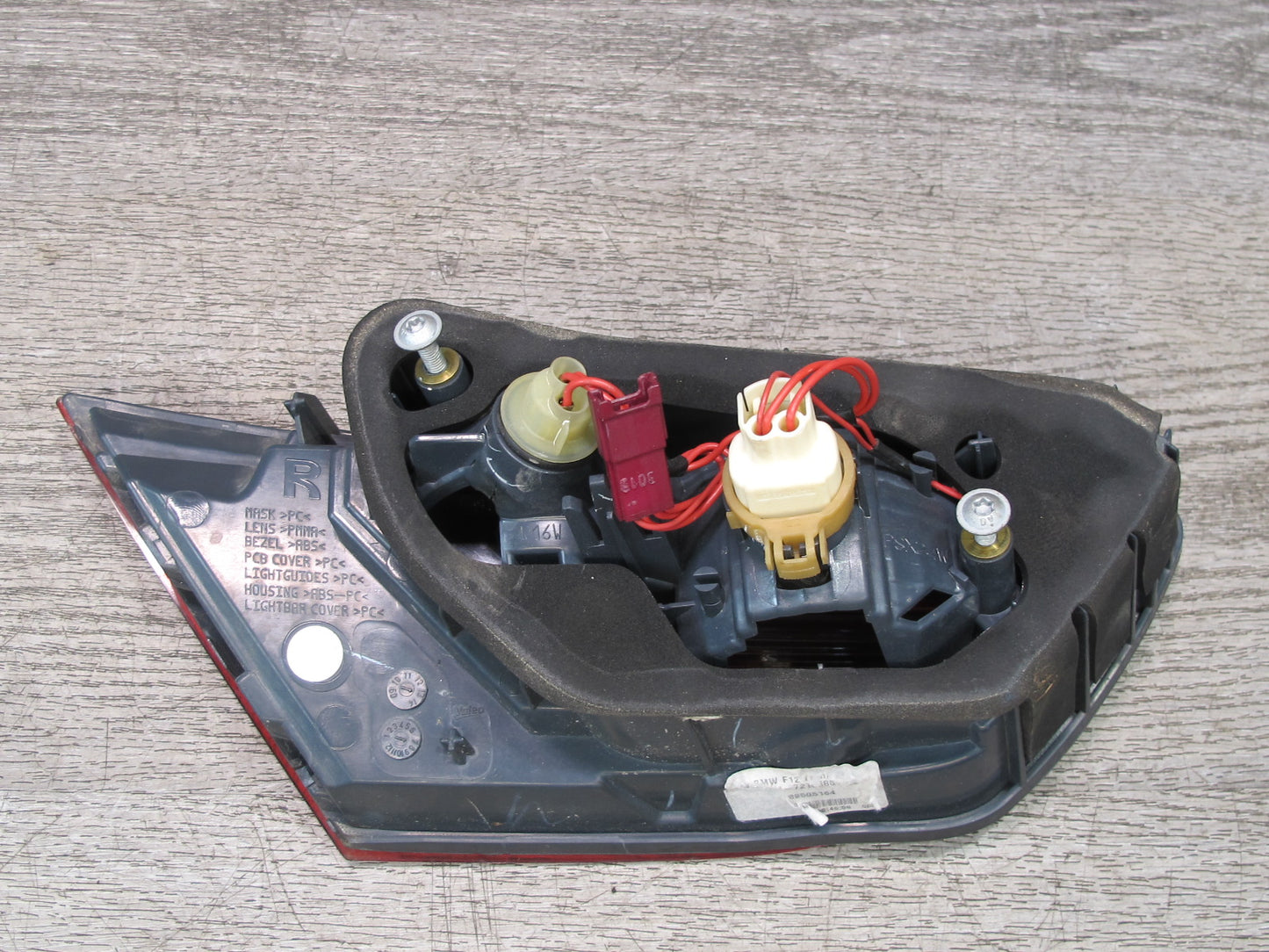 2012-2018 BMW F12 F13 F06 M6 Rear Right Passenger Side Inner Tail Light Lamp