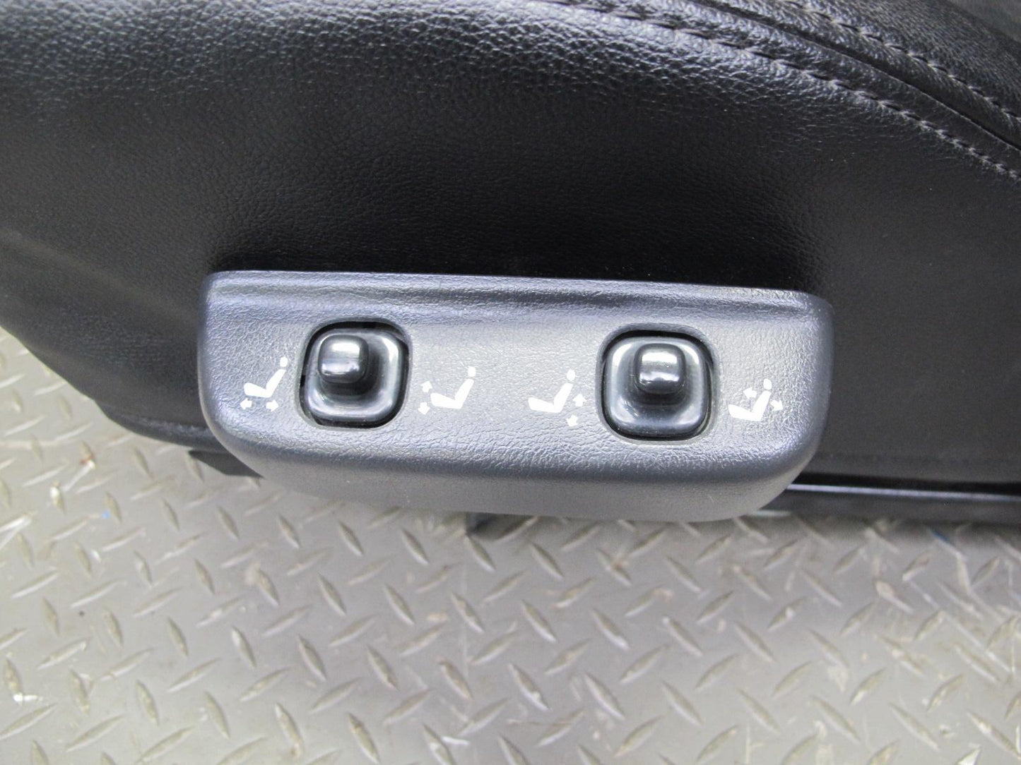 90-96 Nissan Z32 300ZX 2+0 Set of 2 Front Left & Right Leather Seat Black