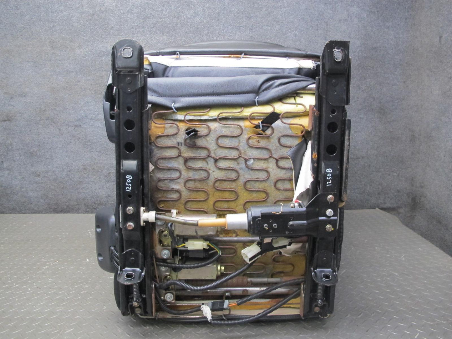 90-96 Nissan Z32 300ZX 2+0 Set of 2 Front Left & Right Leather Seat Black