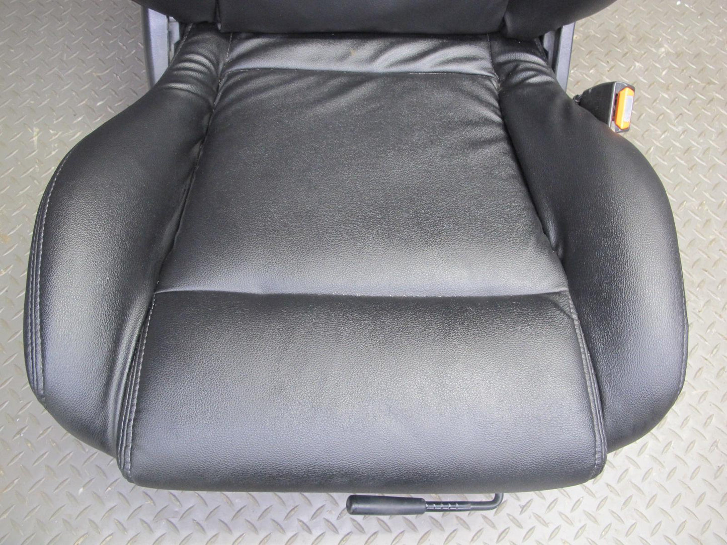 90-96 Nissan Z32 300ZX 2+0 Set of 2 Front Left & Right Leather Seat Black