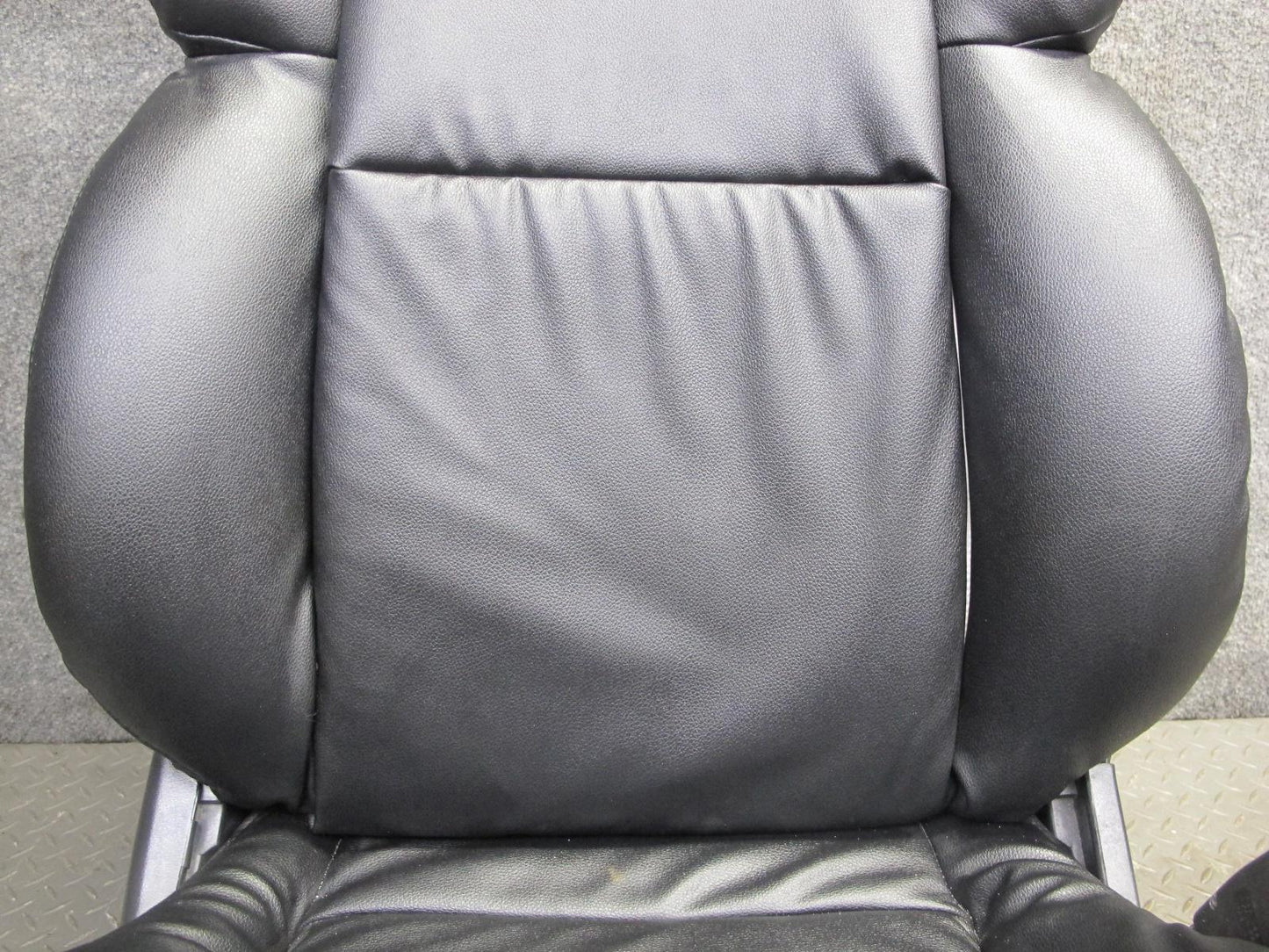 90-96 Nissan Z32 300ZX 2+0 Set of 2 Front Left & Right Leather Seat Black