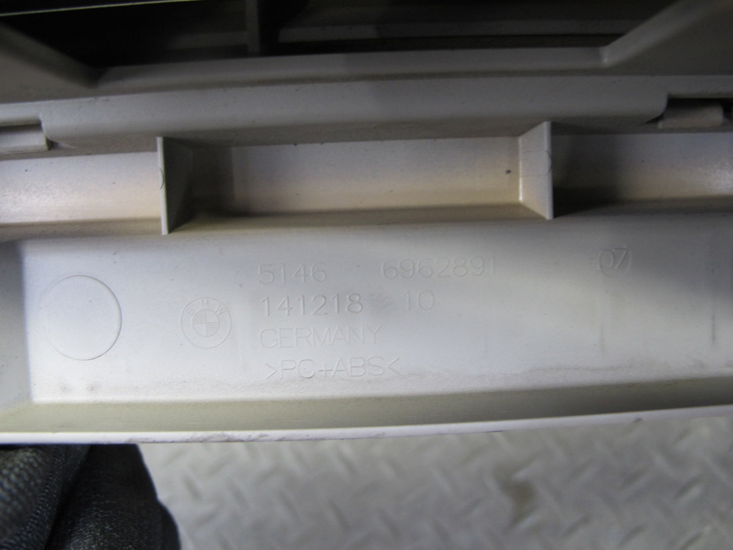 08-10 BMW E88 135I Convertible Rear Roll Bar Trim Cover Panel Beige OEM