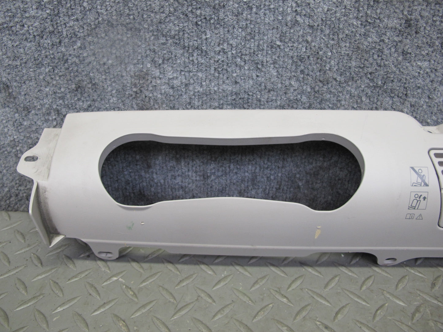 08-10 BMW E88 135I Convertible Rear Roll Bar Trim Cover Panel Beige OEM